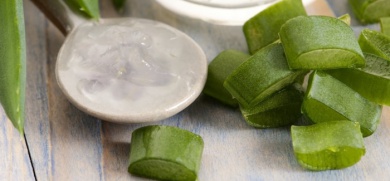 Natürliche Seife aus Aloe Vera und Honig