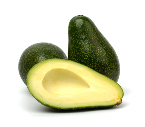 halbierte Avocado