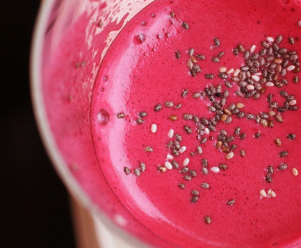 Rote Beete Saft mit Chia