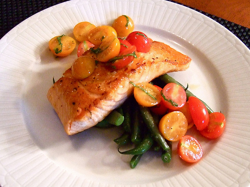 Lachs ist lecker und gesund