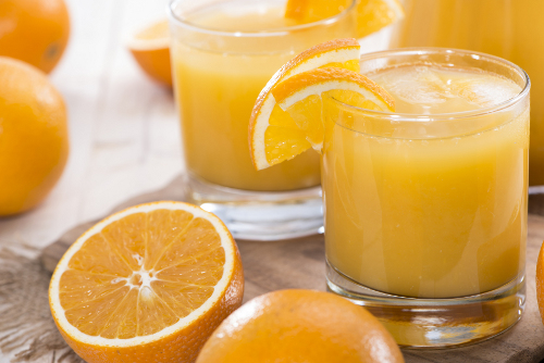 Orangensaft hat viel Vitamin C
