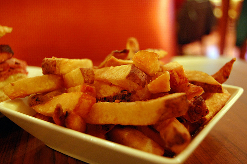Pommes Frites gehören zu den Dickmachern