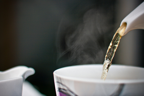 Kräutertee frisch aufgebrüht