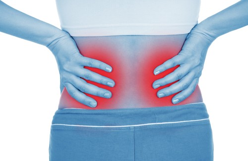 Rückenschmerzen sind Symptome einer Nierenerkrankung