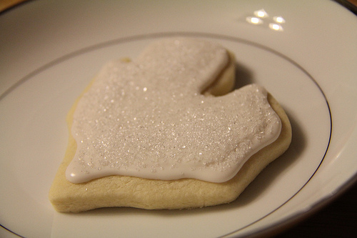 Keks mit Zucker