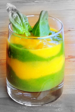 Banane-Spinat Energy-Drink
