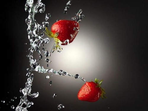 erdbeeren-wasser