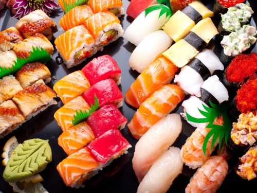 Sushi bunt variiert