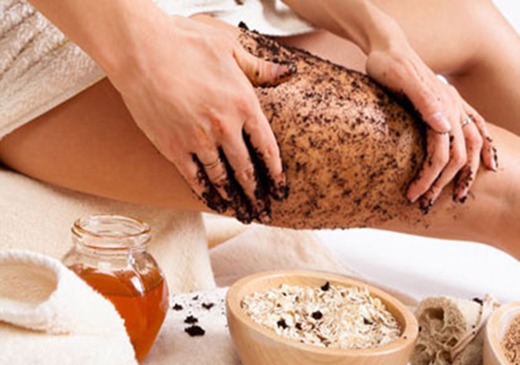 Kaffee-Massage