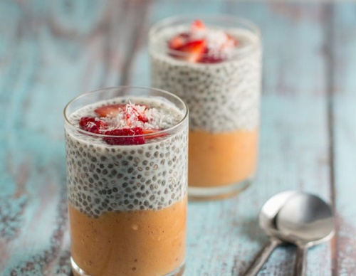 Shake mit Chia-Samen