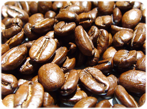 Viele Kaffeebohnen