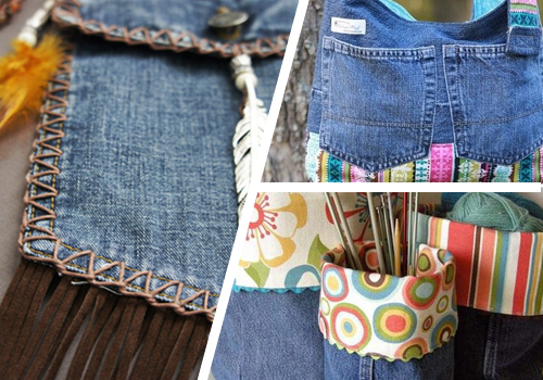 9 Ideen, alte Jeans zu nutzen