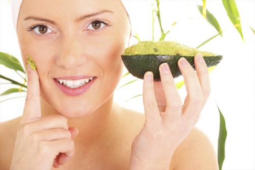 Avocad-Gesichtsmaske