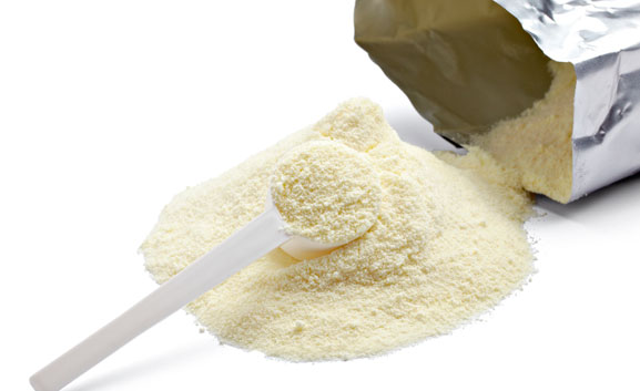 Milchpulver gegen Hautflecken