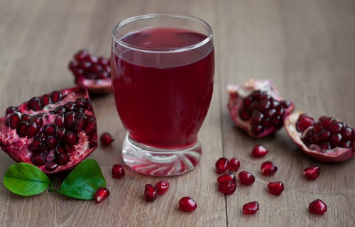 Granatapfelsaft als Hausmittel