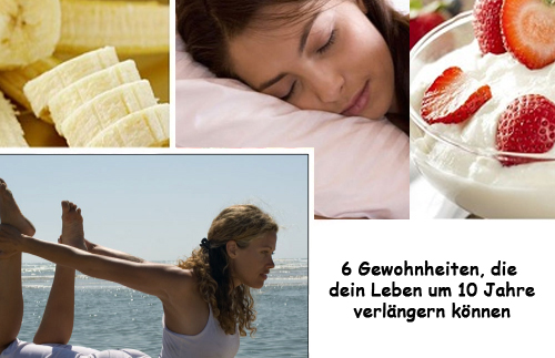 6 Gewohnheiten für ein besseres Leben 6 Gewohnheiten für ein besseres Leben