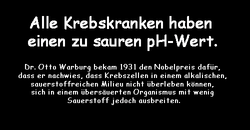 Die Übersäuerung des Körpers fördert Krankheiten Die Übersäuerung des Körpers fördert Krankheiten