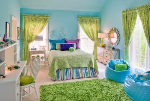 buntes-schlafzimmer
