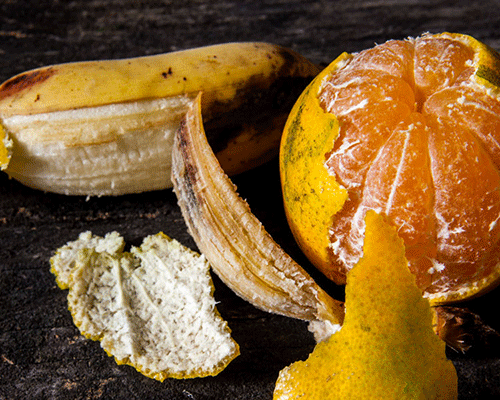 Bananen- und Orangenschalen nicht wegwerfen!