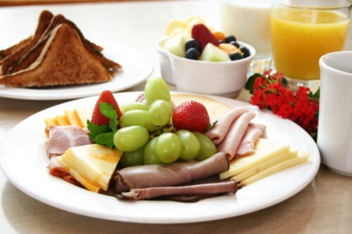 Obst zum Frühstück