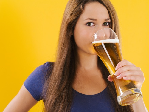 Bier ist gut für die Haut