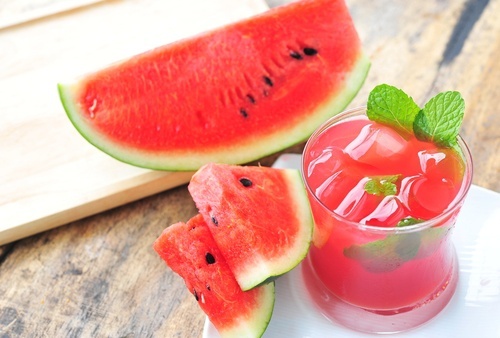 Sorbet aus Wassermelone