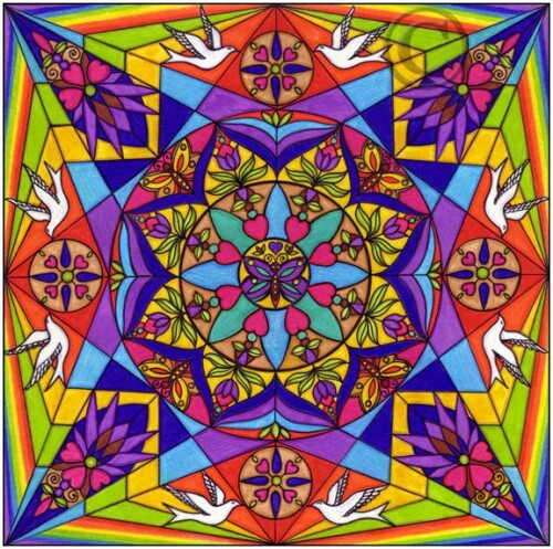 Farbiges_Mandala