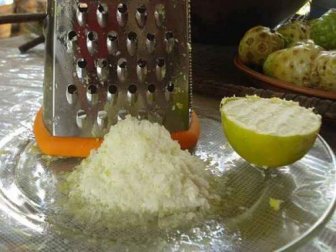 Gefrorene Zitrone mit krebshemmender Wirkung