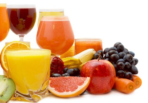 Birne und Weintrauben als Smoothie