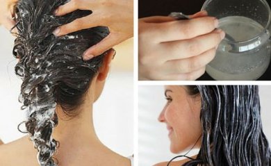 Glanz und Volumen durch Gelatine für die Haare
