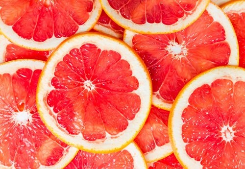 Grapefruit zum Frühstück