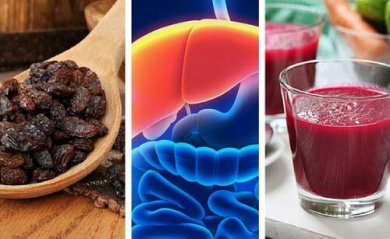 Zur Reinigung der Leber: Rote Beete und dunkle Rosinen