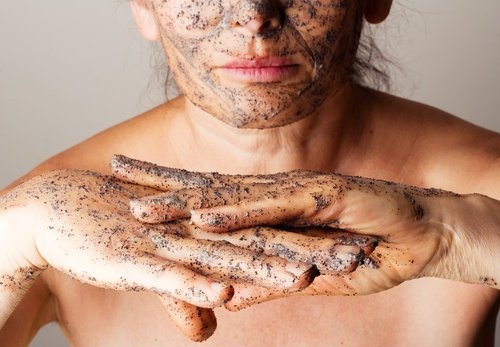Peeling mit Kaffee