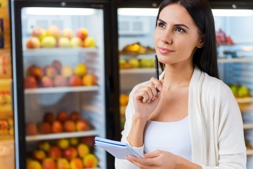 Einkaufsliste - was fehlt im Kühlschrank?