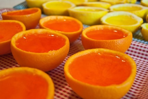 Orangen-Gelatine