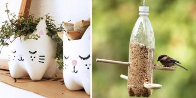 13 kreative Ideen zur Weiterverwendung von Plastikflaschen