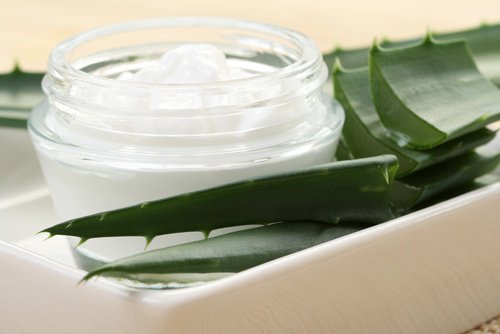 Creme mit Aloe Vera