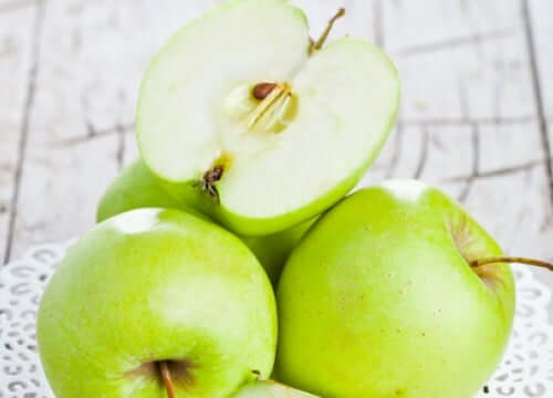 grüner Apfel - Foto