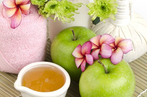 Apfel für die Schoenheit