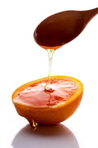 Heilendes Frühstück: Orangen mit Honig