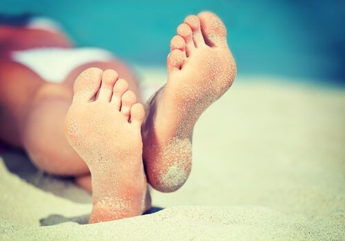 gesunde Füße ohne Plantarwarzen