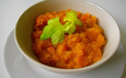 Kürbispüree