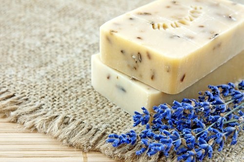 Seife mit Lavendel