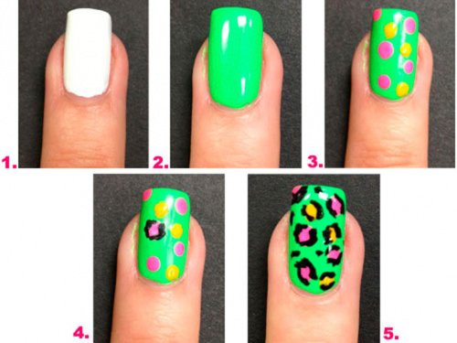 weißer Untergrund für schöne Fingernägel