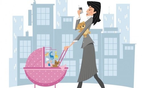 Kinder und Arbeit: der alltägliche Kampf vieler Frauen