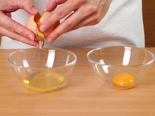 Eier-Gesichtsmaske