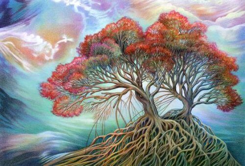 baum-symbolisiert-lust-gluecklich-zu-sein