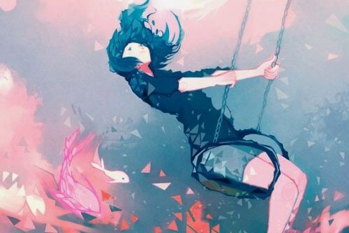 frau-auf-schaukel-ist-muede