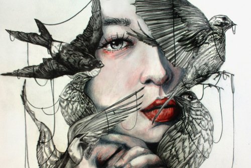 Frau mit magischer Ausstrahlung