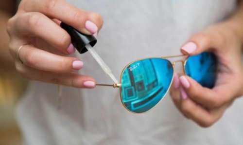 Nagellack für die Brille